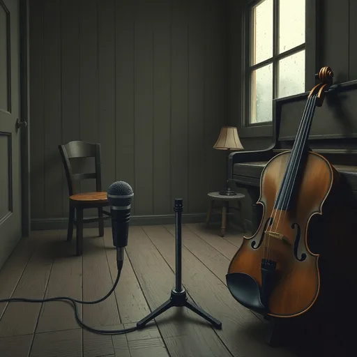 minimalistic folk, intimate chamber-folk production,