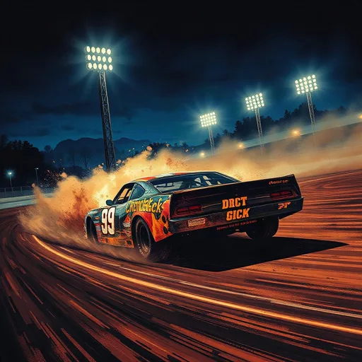 Racing Under Neon Skies
