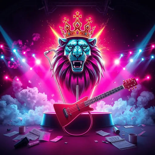 late-80s glam-metal arena rock, euphoric