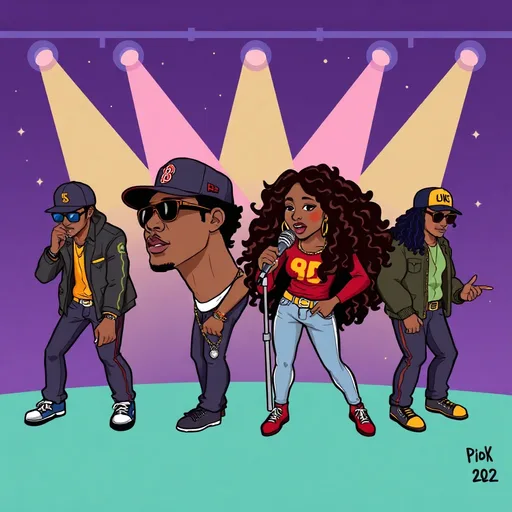 male and female lead singers