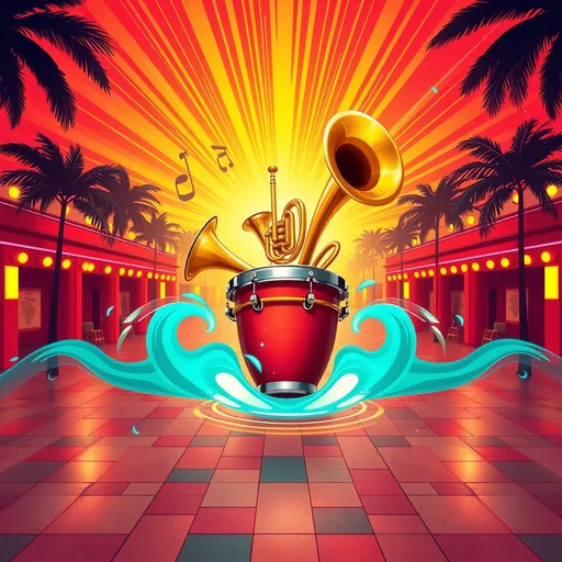 vibrant funk, afro-cuban, and soul