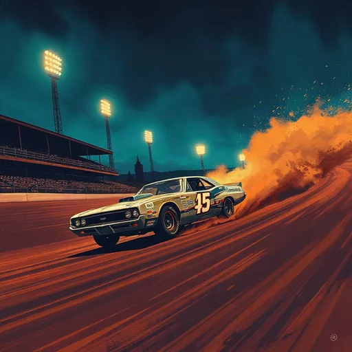 Racing Under Neon Skies