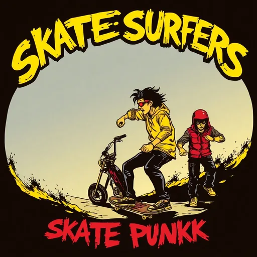 90s old-school skatepunk, raw melodic
