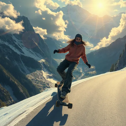 Rush of the Alpine Skater