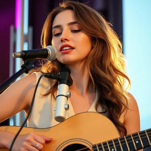 female pop star lead, bright