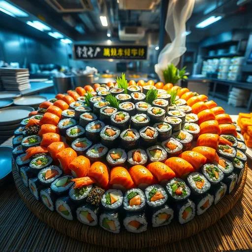 Blue Sushi Delight