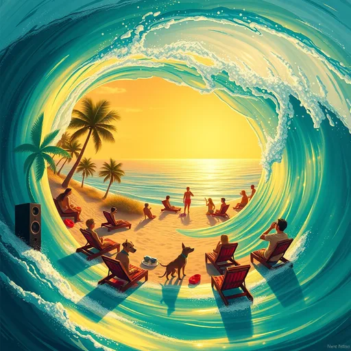 Just Another Sunday Waves